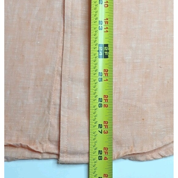 Brooks Brothers Mens Shirt Sz M Regent %100 Irish Linen Button Down Solid $148 - Picture 15 of 16